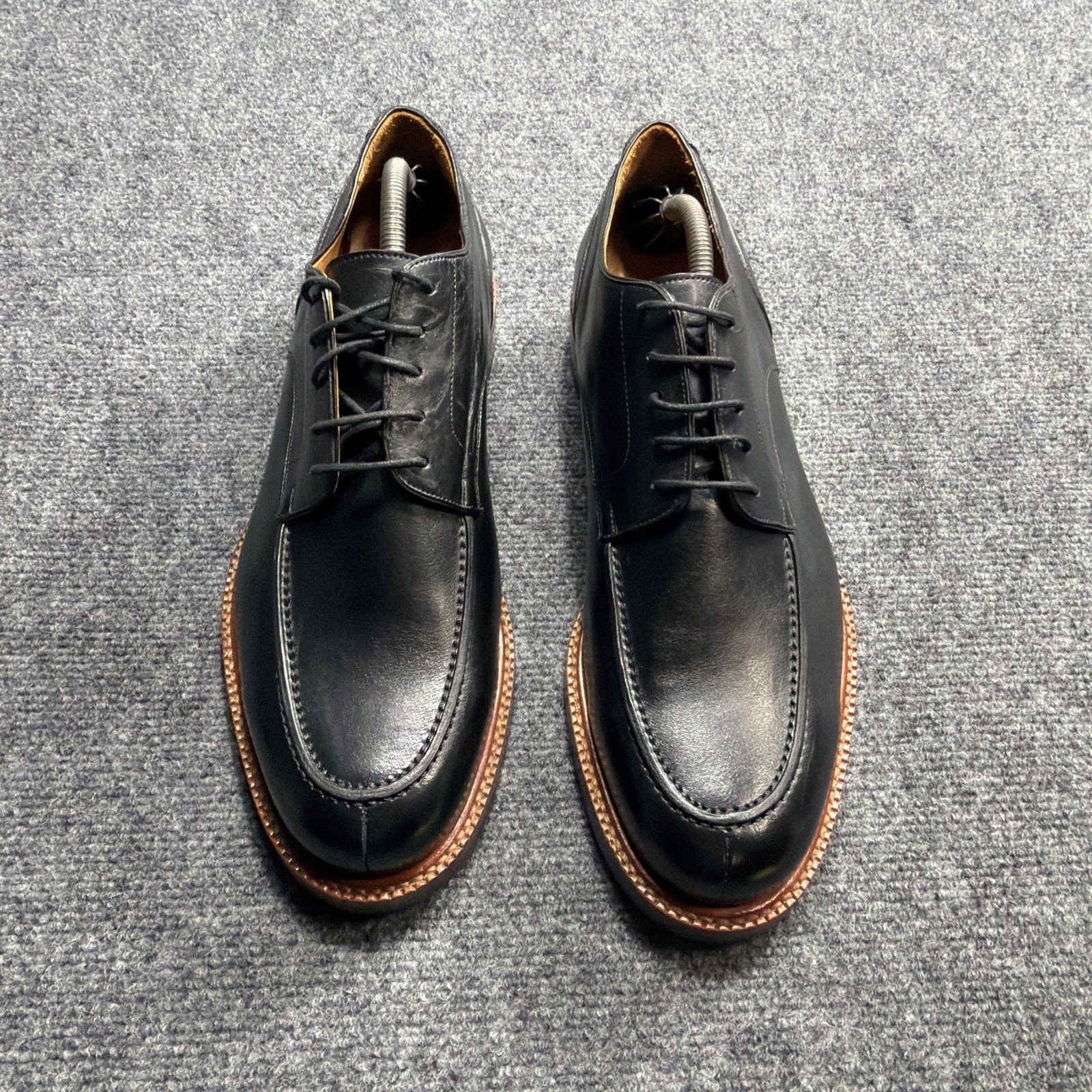 Beckett Simonon Mens 11 Split Toe Derby Oxford Dress Shoes Black Leather New!! — image 3 of 8